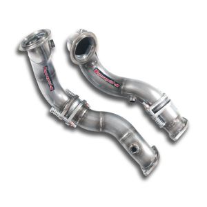 Supersprint Turbo downpipe kit - ( Replace pre-catalytic converter ) - (Left / Right Hand Drive) - Not suitable for xi (4x4) models fits for BMW E82 Coupè 135i Bi-Turbo (306 Hp Motore N54) 07 - 04/2010