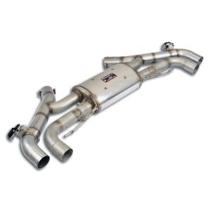 Supersprint Rear sport muffler  right + left with valve fits for BMW F95 X5 M X-Drive 4.4i V8 (S63M - 600 PS - Modelle mit OPF) 2020 ->