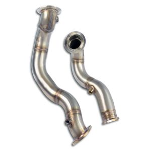 Supersprint pipe set  from turbo charger (for catalyst  replacement) fits for BMW E82 Coupè 135i Bi-Turbo (306 PS N54) 07 -> 04/2010 (Für 1M Body conversion)