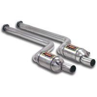 Supersprint Front exhaust with Metallic catalytic converter Right + Left fits for BMW E82 Coupè 135i Bi-Turbo (306 Hp Motore N54) 07 - 04/2010