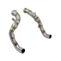 Supersprint pipe set  from turbo charger (for catalyst  replacement)possible with original exhaust from catalyst  fits for BMW F95 X5 M X-Drive 4.4i V8 (S63M - 600 PS - Modelle mit OPF) 2020 ->