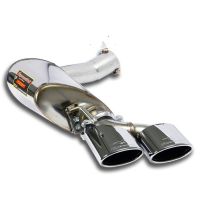 Supersprint Rear exhaust Left -F1 Race- 120x80 fits for MERCEDES R230 SL 63 AMG V8 08 - 11