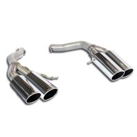 Supersprint Rear pipes Right OO90 - Left OO90(Muffler delete) fits for BMW F10 / F11 550i V8 LCI 2012->